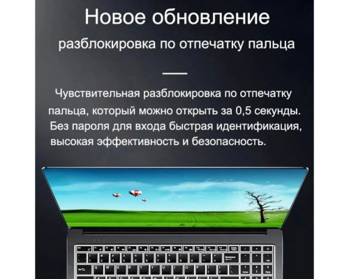 Ноутбук Intel Celeron N5095 (2.0 ГГц), RAM 8ГБ