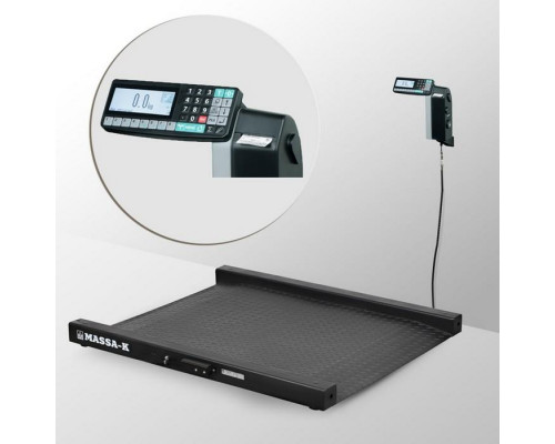 Весы платформенные с печатью этикеток Масса-К 4D-LM-10/10-1000-RL