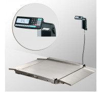 Весы платформенные с пандусом с печатью этикеток Масса-К 4D-LA.S-15/12-1000_RL
