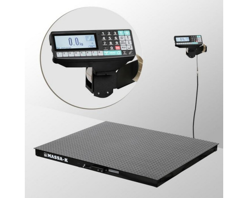 Весы платформенные с печатью этикеток Масса-К 4D-PM-12/12-3000-RP