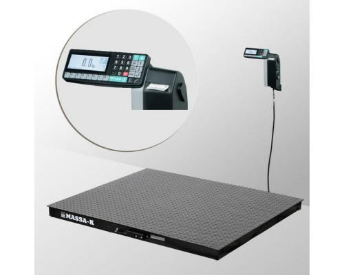 Весы платформенные с печатью этикеток Масса-К 4D-PM-12/12-3000-RL