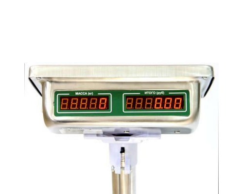 Весы напольные торговые МИДЛ МП 300 МЖА Ф-3 (50/100; 450х600; нерж.) "Красная армия"