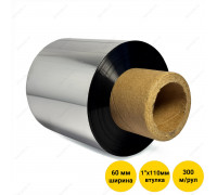 Риббон (красящая лента) 60 мм х 300 м, втулка 1" x 110 мм, WAX (OUT)